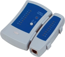 Tester af UTP/FTP-kabler til RJ45, RJ11 og RJ12