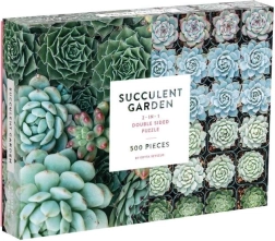 Dobbelt­sider puslespil Succulenter 500 brikker GALISON