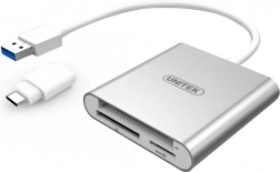 Kortlæser til hukommelseskort USB 3.0 + USB Type‑C