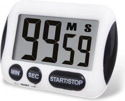 Elektronisk køkkenminutur med stor LCD-skærm