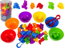 Montessori læringslegetøj til at lære at tælle – Zoo-dyr