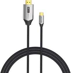 USB-C til HDMI 2.0-kabel Vention CRBBH 2 m, 4K 60Hz (sort)