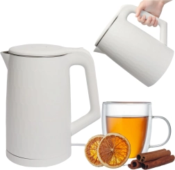 Rejsekedel trådløs 1,8 l 1500 W med roterende base – hvid