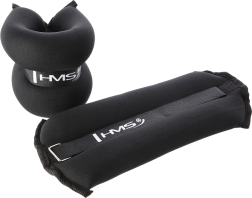 Ankel- og håndledsvægte HMS 2 × 3 kg, sort
