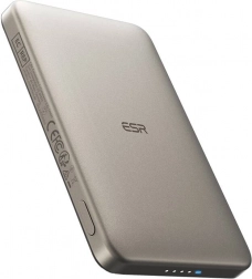 magnetisk powerbank esr qi2 magslim 5000 mah sand