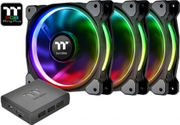 Thermaltake Riing 12 RGB Plus TT Premium Edition, sæt med 3× 120 mm blæsere