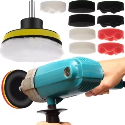 Sæt polérsvampe 12 stk., 80 mm