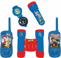 Eventyrsæt Paw Patrol med walkie-talkier, kikkert og kompas