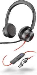 Hovedtelefoner Poly Blackwire 8225 Stereo USB-C/A til Microsoft Teams