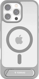 Torras Pstand magnetisk etui med kickstand til iPhone 16 Pro Max grå