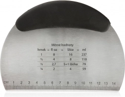 Stål bagespatel og dejknuser 16 cm