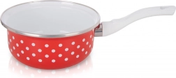 Emaljeret kasserolle med prikker 16 cm, 950 ml Orion