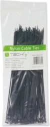 Nylon-kabelbindere 200 × 2,5 mm, sorte (100 stk)