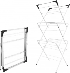 Sammenklappeligt Vertikalt Tørrestativ til Tøj