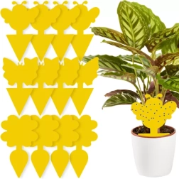Gule klæbefælder til insekter 12 stk