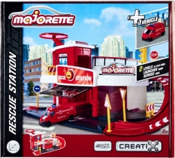 Garage Majorette Creatix redningsstation med køretøj