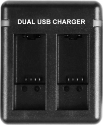 Puluz USB-oplader med to udgange til HERO 9/10/11/12
