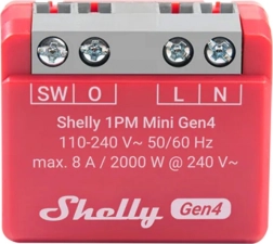 Shelly 1PM Mini Zigbee- og Matter-controller