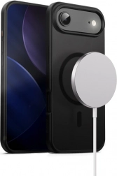 Hybrid frost mag cover – MagSafe-cover til iPhone Air sort