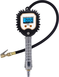 Digital dækpåfyldningspistol med LCD-manometer