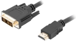 HDMI–DVI-D kabel 1,8 m sort