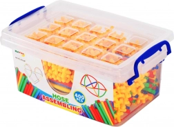 Byggesæt af sugerør i boks 400 dele