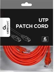 Netværks-patchkabel Cat. 6 UTP 5 m rød