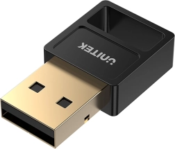 Bluetooth-adapter 5.3 BLE USB‑A med EDR, rækkevidde 30 m, sort