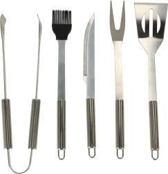 Bestiksæt til grill i kuffert 6-i-1