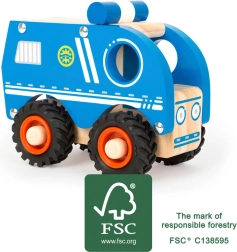 Small Foot træpolitibil