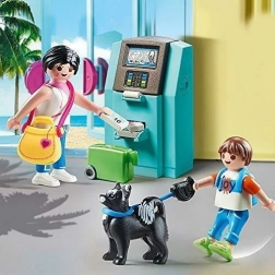 Playmobil turister med pengeautomat