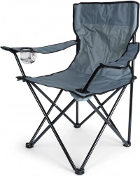 Sammenklappelig campingstol med kopholder VILDE