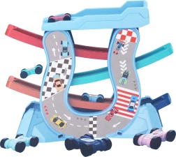 Bilbane med ramper og 4 mini-biler