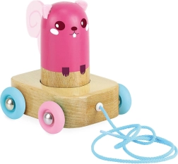 Træklegetøj og rangle – egern VILAC