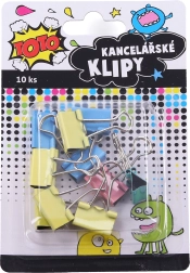 Kontorklemmer 19 mm, sæt med 10 stk.