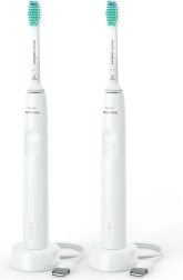 Sæt med to soniske tandbørster PHILIPS Sonicare, hvid