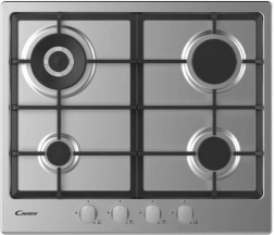 Gaskogeplade med støbejernsriste og dobbeltbrænder 4 kW