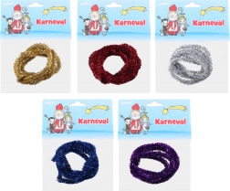 Metallisk chenille 10 mm, Længde 1,5 m