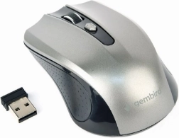 Trådløs optisk mus sort-grå