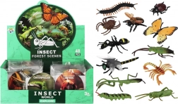 Plastfigurer af insekter 8 cm – mix af arter