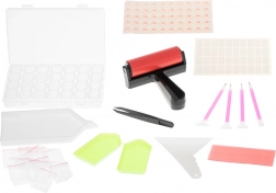 Sæt med tilbehør til Diamond Painting 32 dele