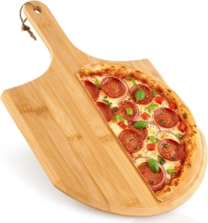 Træ-bambus pizzaspade 40 × 28 cm