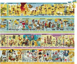 VILAC store historiepuzzles i træ