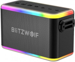 Trådløs Blitzwolf-højttaler med RGB-belysning 80W