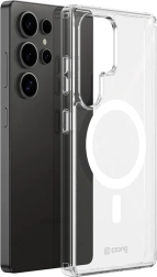Kryt Crystal Shield Magnetic Samsung Galaxy S25 Ultra MagSafe gennemsigtig