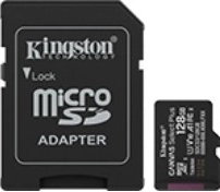 MicroSD-hukommelseskort 128GB Canvas Select+ G3 med adapter