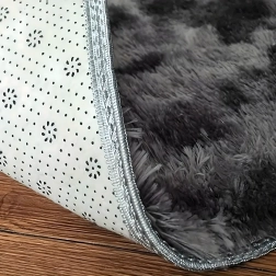plysset shaggy-tæppe 120 × 80 cm til stue og soveværelse
