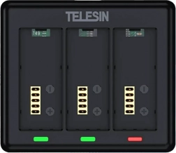 Telesin-oplader til 3 batterier til GoPro HERO 13