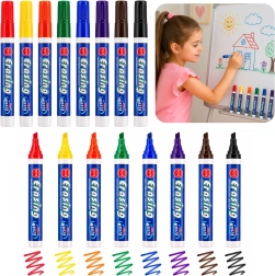 Sæt med farvede whiteboardmarkere - 8 stk.