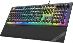 Gamingtastatur AURORA K-5 med RGB-baggrundsbelysning og røde kontakter